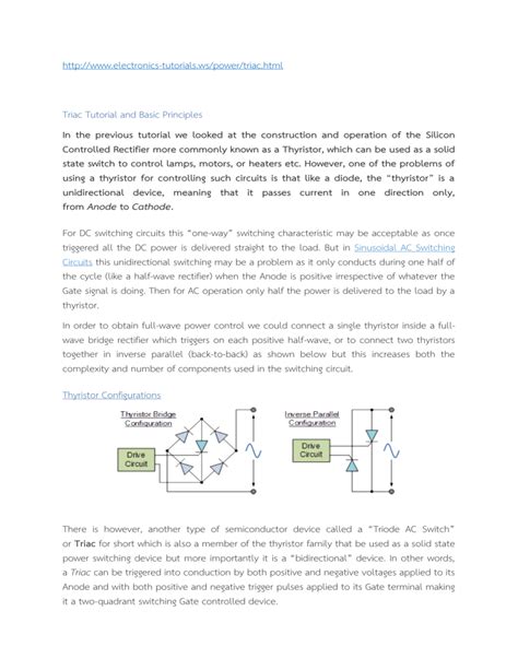 electronics tutorials ws|power electronics tutorial.